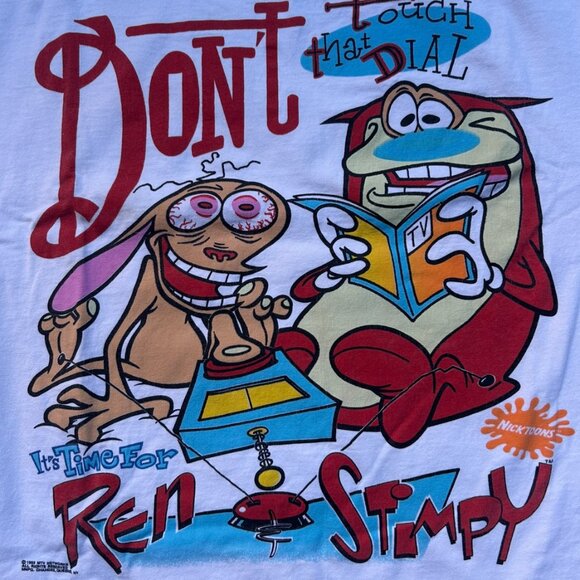 Vintage Ren & Stimpy Nickelodeon T-shirt - Picture 2 of 9